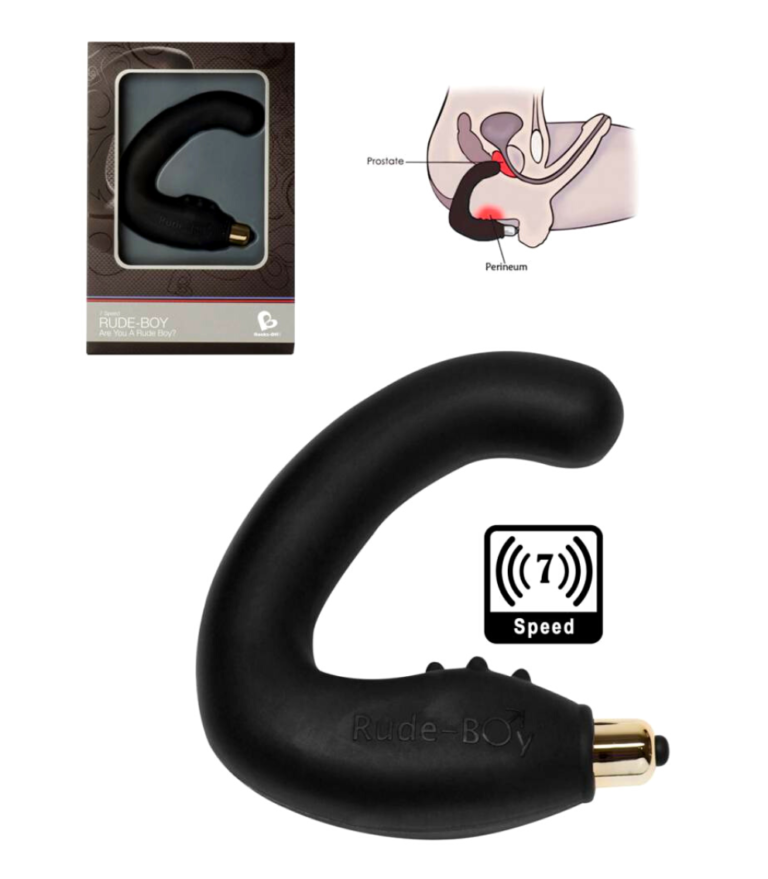 7 Speed Rude Boy Prostata Masseur Schwarz