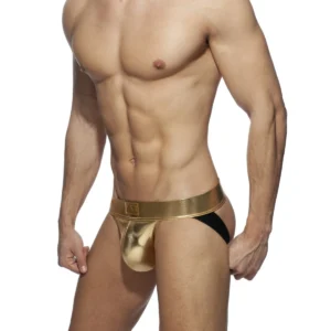ADDICTED Sexy Metalic Jock Gold