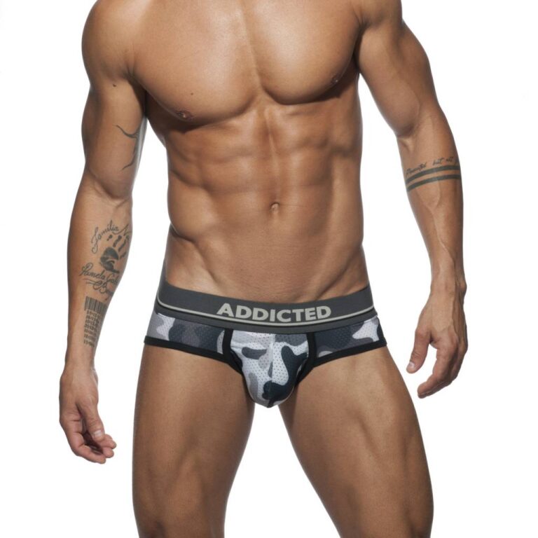 ADDICTED Three Pack Camo Brief