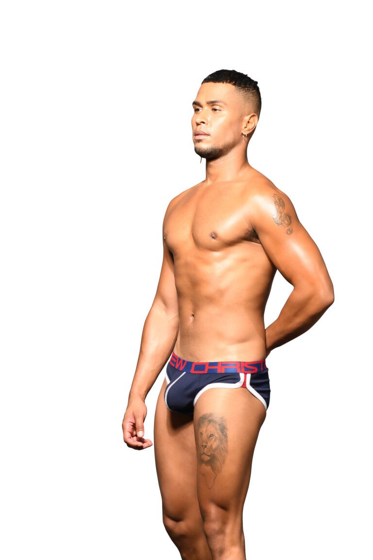 Andrew Christian Show-It Retro Pop Brief Navy