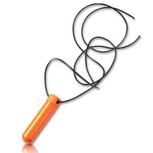 Poppers Inhaler Single Edelstahl Orange